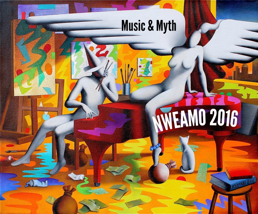 NWEAMO 2016 art by Mark Kostabi